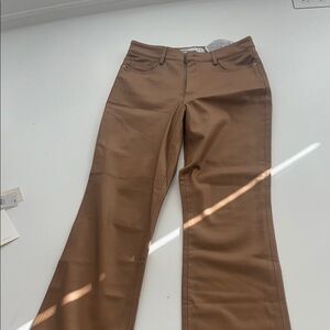 Brown Flared Pants